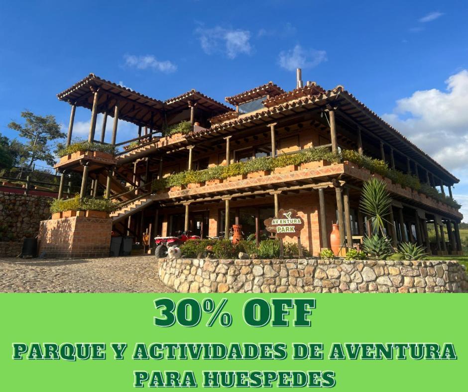 Hotel, Bungalows, Chalet Y Cabanas Aventura Park Villa De Leyva La Periquera Екстер'єр фото